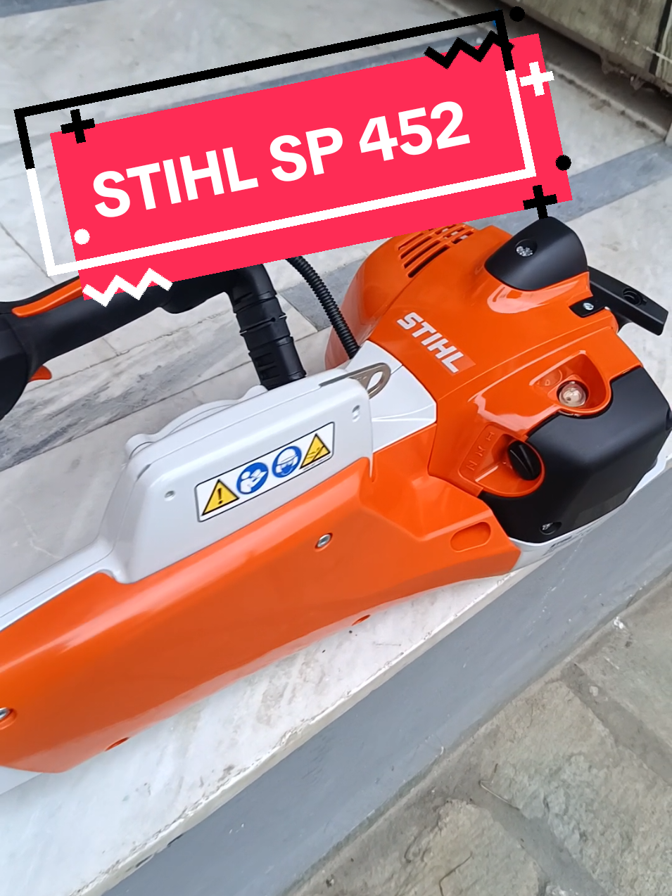 The King!!! Stihl SP 452 olive harvester!!!#stihl #stihlpower #maramistools #olives 