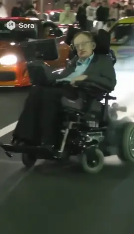 #ai #sora2 #stephenhawking #tokyodrift