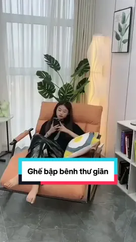 Chiếc ghế bập bênh nằm siêu êm siêu thoải mái mà nhà nào cũng cần có nhaaa 😍 #ghebapbenh #gheluoi #gheluoibapbenh #ghebapbenhdoi #ghebapbenhthugian