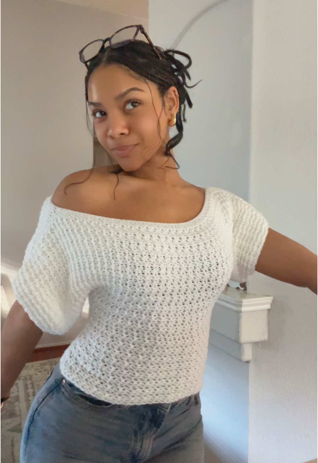 In love with this top!!! #crochet #fallcrochet #viral #crochettop #crochetaddiction #crochetersoftiktok #viraltiktok #fallfashion 
