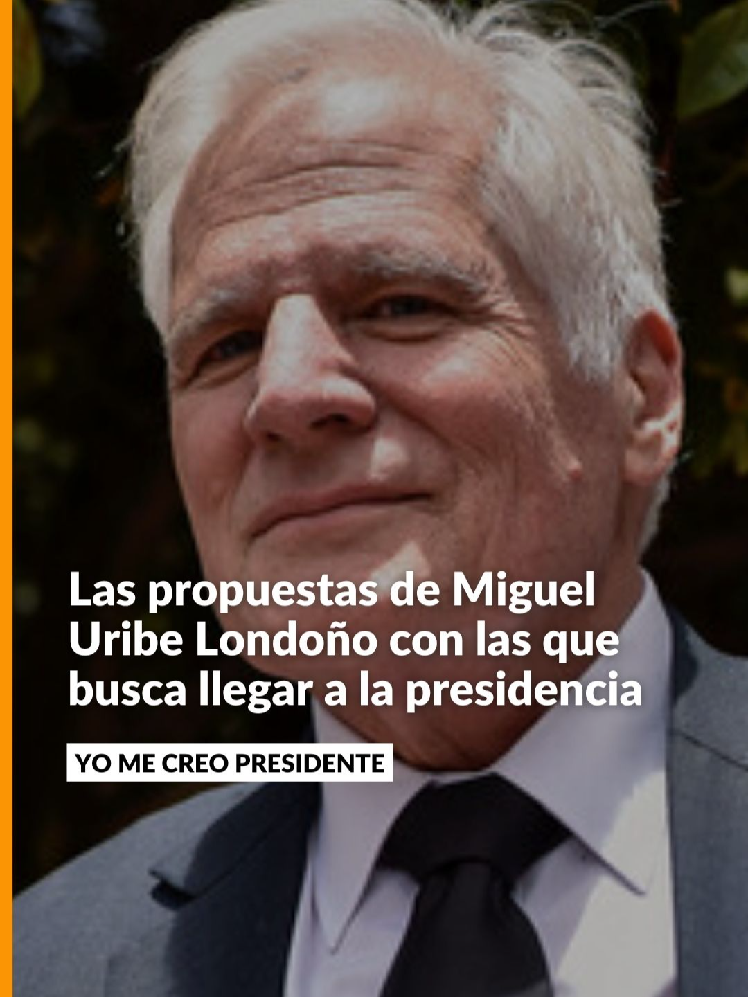 Miguel Uribe Londoño, padre de Miguel Uribe Turbay, presenta sus propuestas con las que busca llegar a la Casa de Nariño. “Nunca me repondré del dolor que tengo, pero de ese dolor ha nacido una fuerza. Quiero darle esperanza a Colombia y a los jóvenes”, afirmó en #YoMeCreoPresidente con María Alejandra Villamizar. Más en noticiascaracol.com