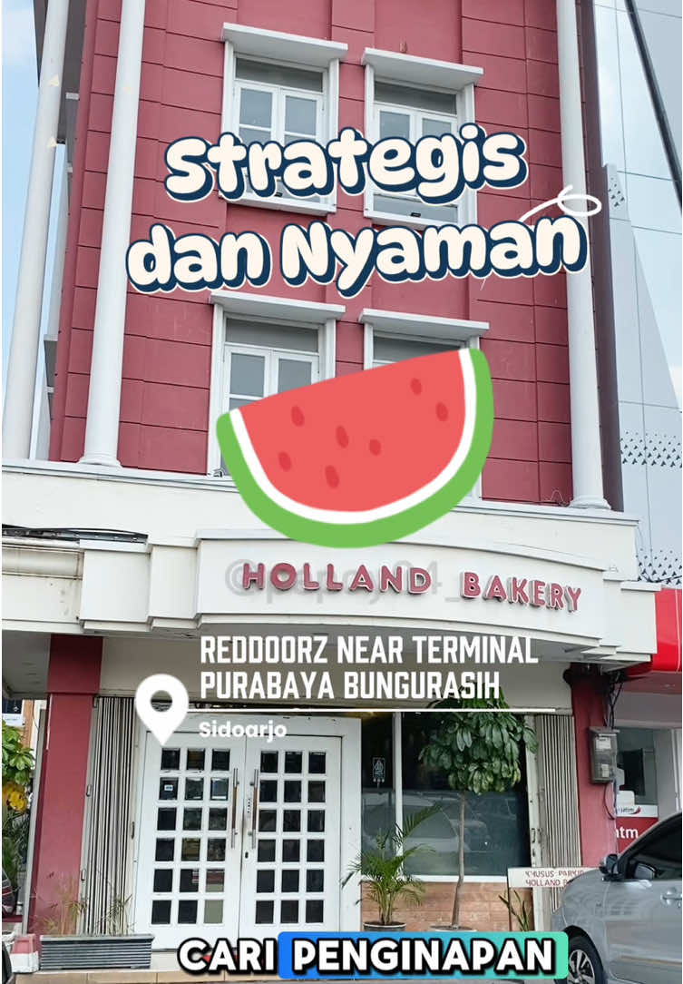 Nginep deket Terminal Purabaya Bungurasih gak perlu ribet 🚍✨ Lokasinya strategis, kamarnya nyaman, dan di sekitar hotel banyak pilihan tempat makan — bahkan ada Pizza Hut juga loh 🍕 Langsung aja download aplikasi RedDoorz di PlayStore atau AppStore, cari RedDoorz near Terminal Purabaya Bungurasih, dan booking kamar dengan gampang! #Redtravelers #bukasemuapintu #RedDoorz #HotelMurah #sidoarjo #terminalpurabaya #HotelStrategis #TravelHemat #StaycationMurah #reviewhotel #hoteldekatterminal #NginepMurah #TravelGuide #FYP 