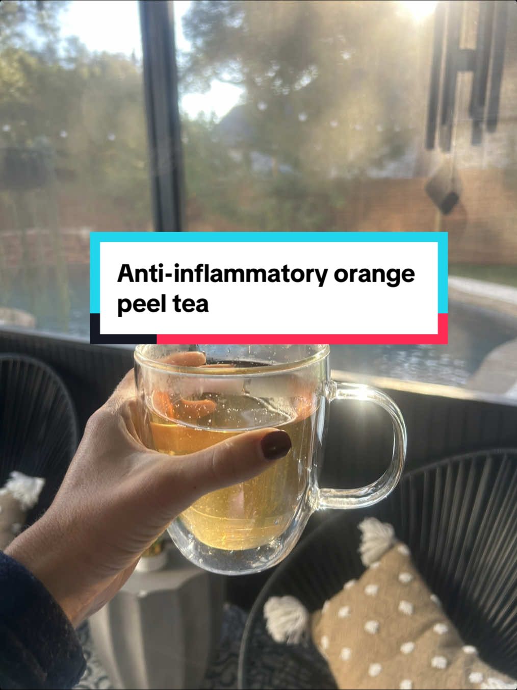 Orange peel tea has been proven to have #antiinflammatory effects and simmering whole cloves has been proven to heal your #guthealth . This is the easiest Orange peel tea recipe that will heal your gut! #sibo #ibs #tea 