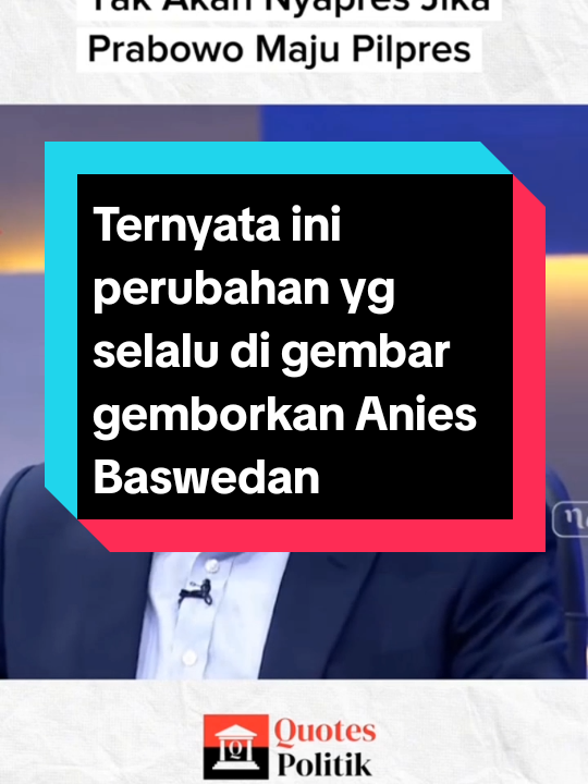 Ternyata ini, Perubahan yang selalu di gembar gemborkan Anies Baswedan  #jokowi #fyp #viralll #kelik_ketitik #indonesia🇮🇩 