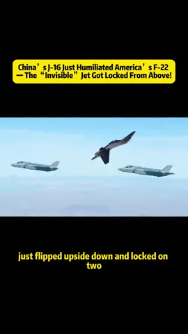 China’s J-16 Just Humiliated America’s F-22 — The “Invisible” Jet Got Locked From Above!#china #usa #AirForce #Military #news 