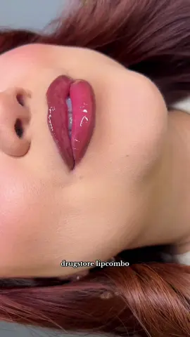 Replying to @Maddie I gotchu girl! ❤️✨ #lipcombo #lipgloss #lipstick #lipliner #drugstorelipcombos @Maybelline NY lifter liner in 'let's bounce' @e.l.f. Cosmetics glow reviver lip oil in 'red delicious'