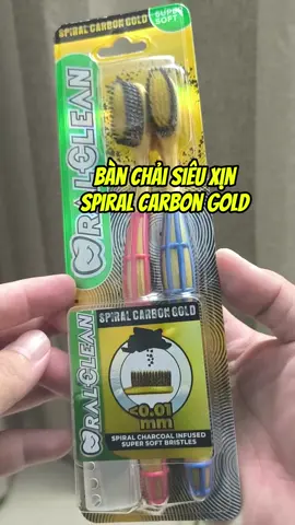 Bàn chải dành cho giới quý's tộc's nha 🤣 #oralclean #banchai #banchaithanhoattinh #banchaidanhrang #spiralcarbongold 