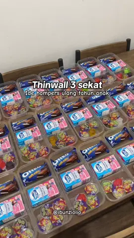 Hampers ulang tahun anak #hampersulangtahun #ulangtahunanak #thinwall #thinwall3sekat #kotakhampers 