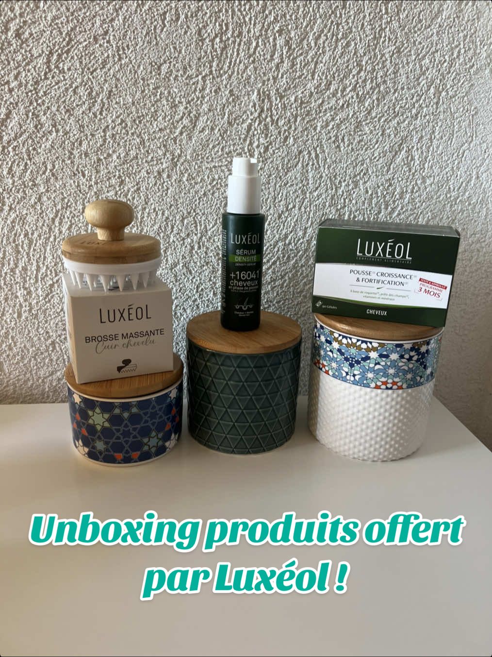 Un grand merci à @Luxéol de m’avoir envoyer ces produits gratuitement 💝 -Produit offert Second compte @🍂  Pour plus d’informations venez en dm #cheveux #pousse #luxeol #hair #soincheveux 
