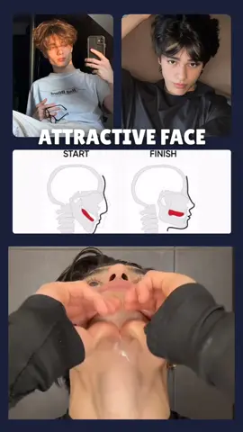 ATTRACTIVE FACE  . . . #GlowUp #mewingtutorial #glowuptips #jawlinechallenge #glowuptips 