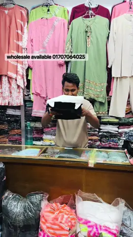 wholesale available 01707064025  imo & WhatsApp.  Ladies exclusive and premium quality top's /pant/shirt/t-shirt Collection. All Bangladesh home delivery available.   Thank you for everything 🤗