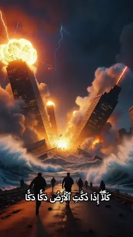 🌋 كَلَّا إِذَا دُكَّتِ الْأَرْضُ دَكًّا دَكًّا… الجبال تتهاوى، والملائكة تصطف صفًا صفًا، وجهنم تُساق أمام الخلائق… لحظة يذوب فيها كل جبروت، ويصرخ الإنسان: يا ليتني قدمت لحياتي! #قران_كريم #قران #اسلام #مسلم #اسلاميات         