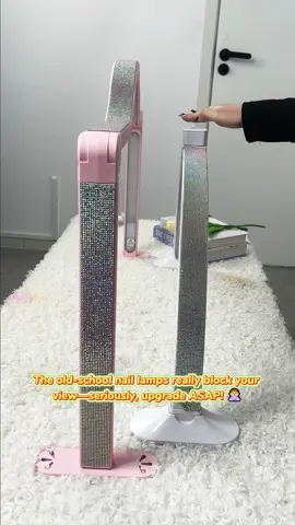 Sliver or Pink half moon nail lamp💅💕Which one? I want to all of them🥹#halfmoonlight #nailtech #modofobeauty #zcy 