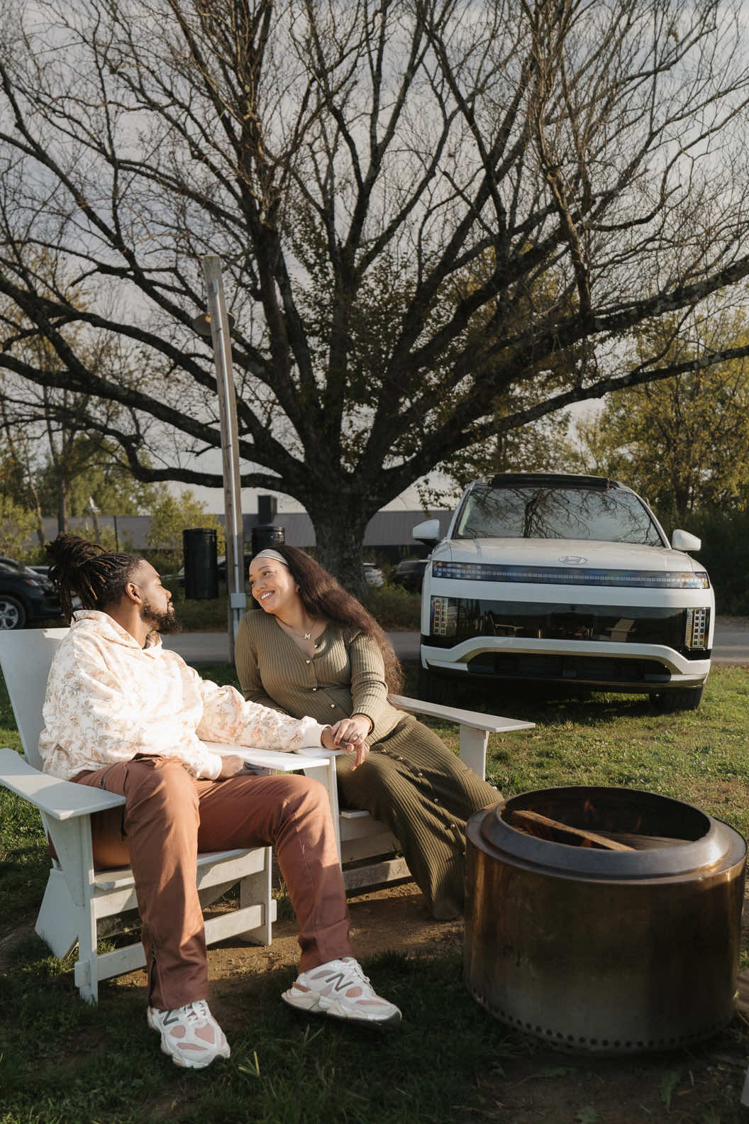 Just a few weeks out from becoming a family of four, my husband and I snuck away for the most perfect fall babymoon 🍂🤎 #HyundaiPartner @Hyundai USA invited us to test drive a range of their vehicles to find the perfect fit for our growing family and we got to soak in all the cozy fall moments along the way. From apple picking to baking our own crumble, every part of the trip was a sweet reminder that the journey is just as special as the destination. So grateful for this season, these memories, and this time together before our next chapter begins. Which one do you think would be the perfect mom car for me, the Hyundai Santa Fe or the IONIQ 9? 🥰