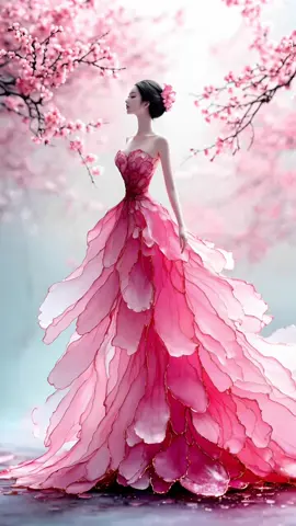 A graceful angel rising among the spring blossoms / sakura #SpringBlossom #FantasyArt #Dreamscape #ancientchinese #PoeticVision 