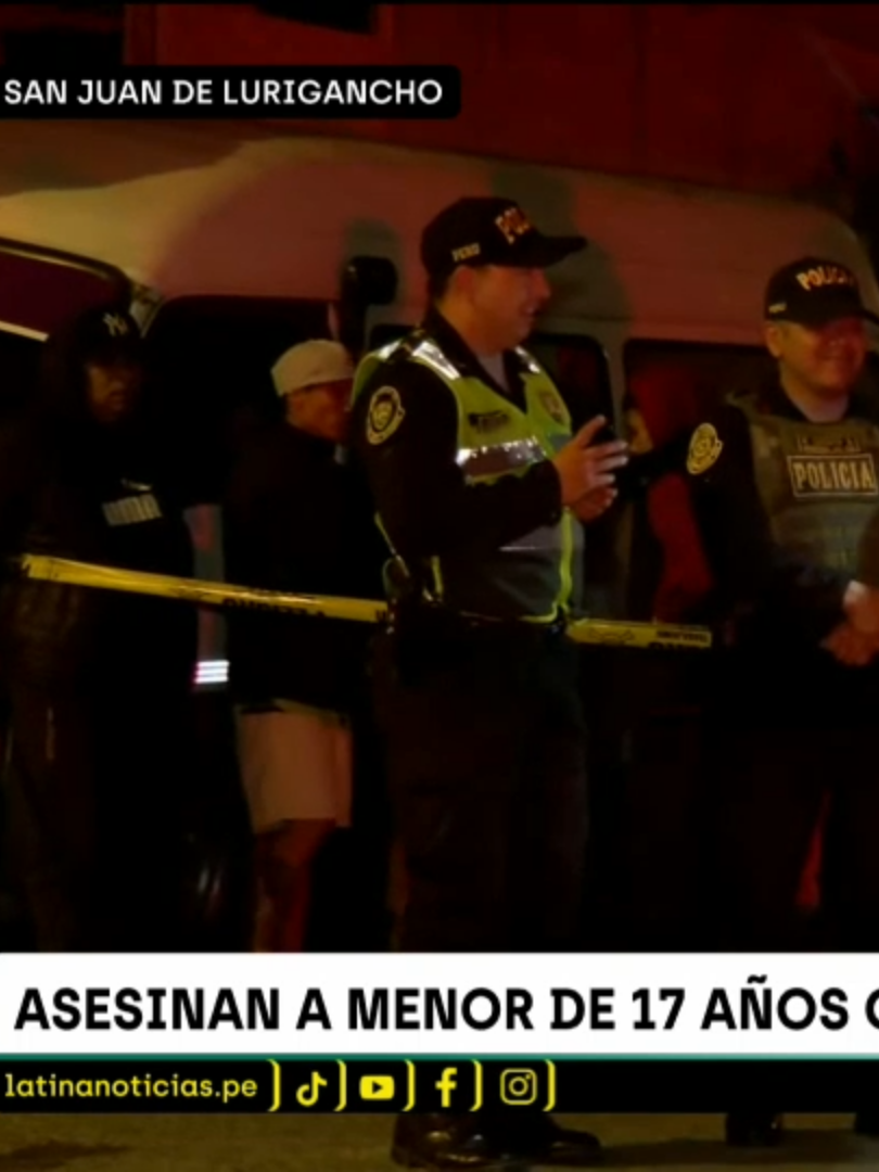 🔴 Asesinan a menor de 17 años cerca a su casa. Más información en latinanoticias.pe