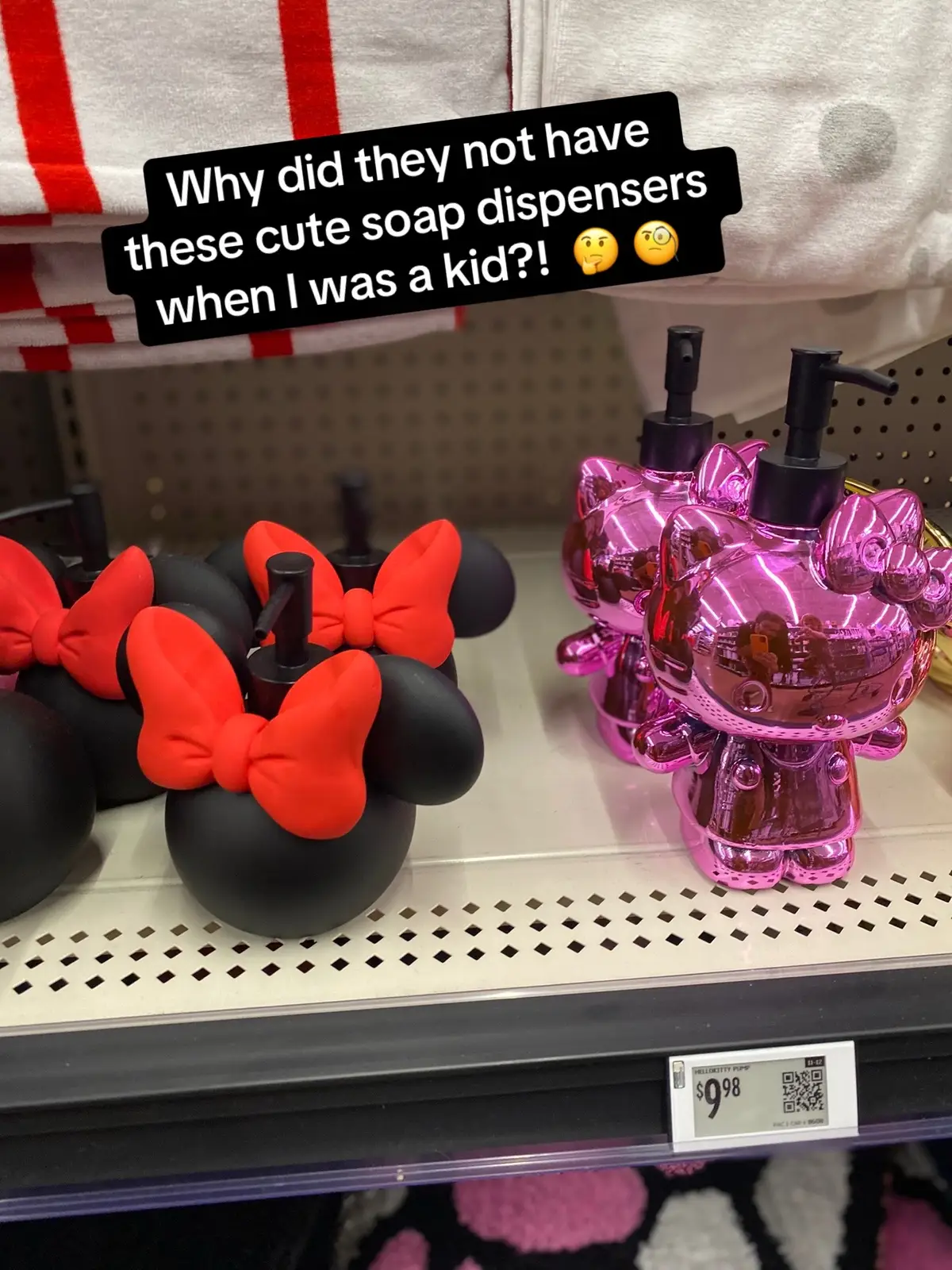 @Walmart @Disney @hellokitty ❤️ 🩷 #walmartfinds #millenialfinds #millenialmom #momsover30 #womenintheir30s 