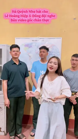 Hà Quỳnh Như hát cho Lê Hoàng Hiệp & Đồng đội nghe Bản gốc chân thực #haquynhnhu #lehoanghiep #lehoanghiep1996 
