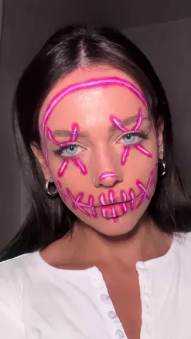 The purge make-up 💀 #halloween #thepurgemakeup #fyp #inspohalloween 