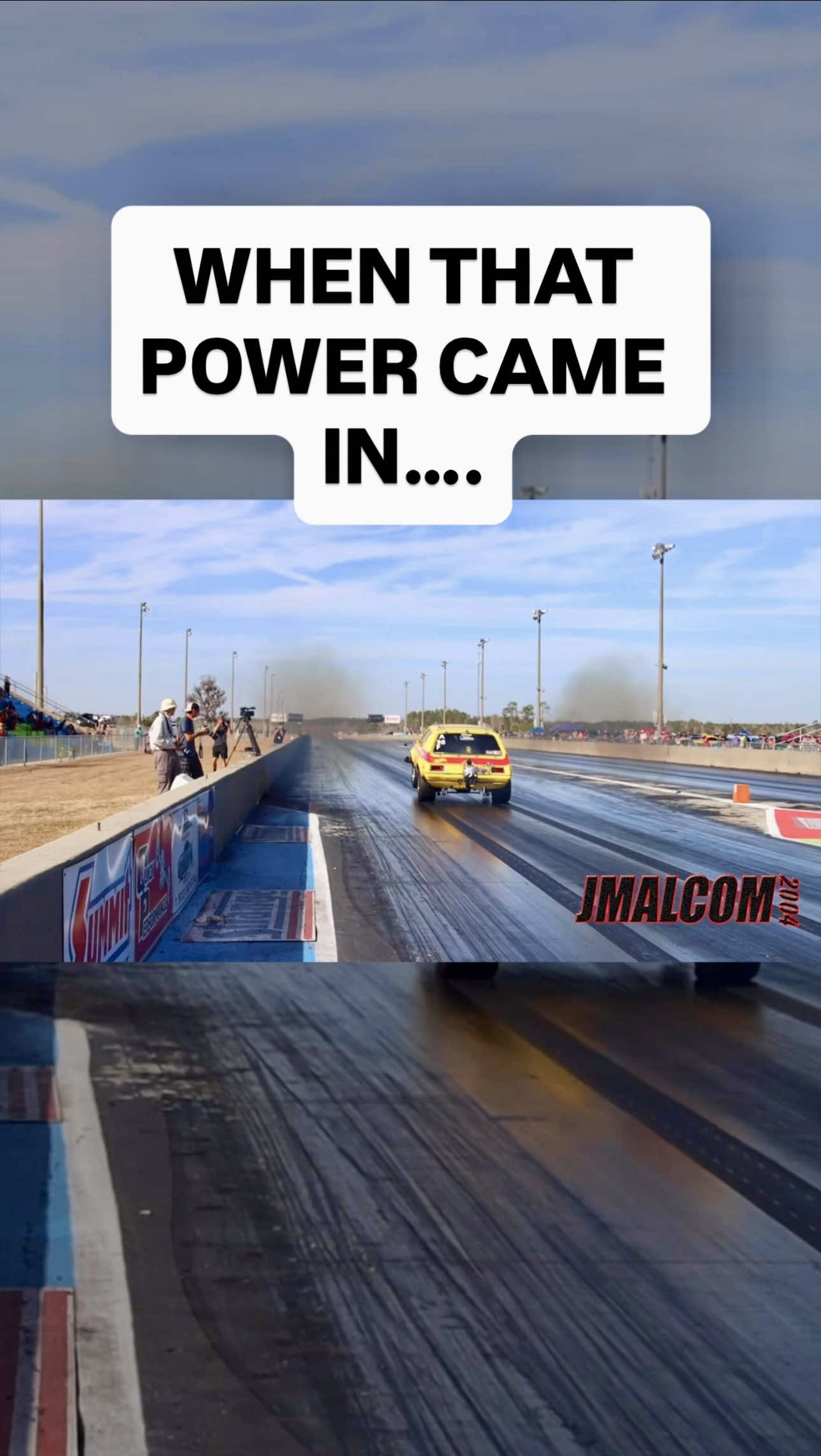 This Gremlin is so nasty…and it’s a true street car at that #amc #dragracing #dragrace #turbo #boost #horsepower #hotrod #amcgremlin #wheelie #streetcar 