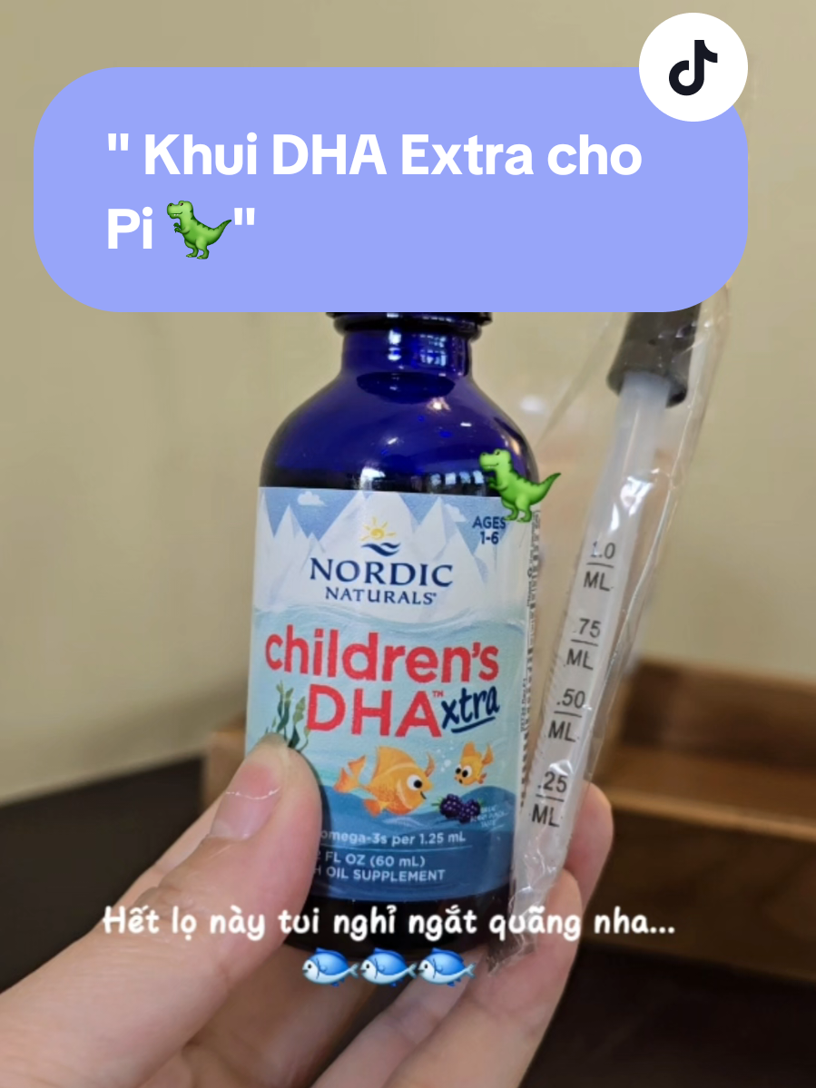 DHA Extra chân ái cho trí não của trẻ 1-6 tuổi ạ #dha #bethongminhhocgioi 