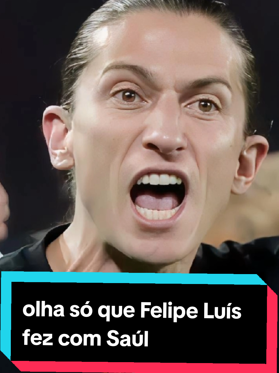 olha só que Felipe Luís fez com Saúl  #flamengo #noticiasdoflamengo 