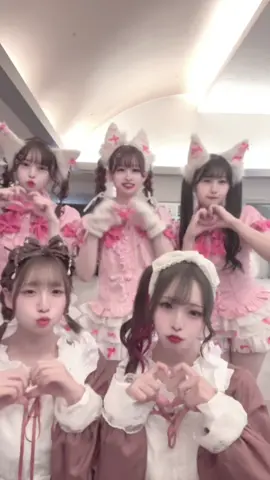 ニーハイ猫ちゃんとチョコメイドさん🍫 @USUSHI⭐️アイドル振付師 ナンバーで友達いっぱいできた🥳 @😺 が振り教えてくれたよ💖 #ラブソングに襲われる 