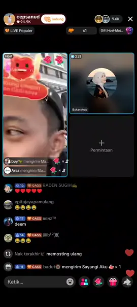 sampe KA angges 😁 #cepsanud #gangsterarab #bukanarab #baladsanud #bs 