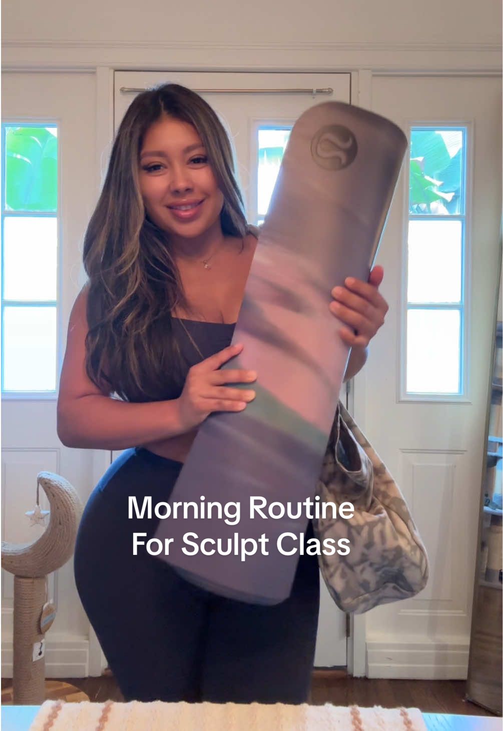 Daily morning routine before hot yoga sculpt class 💗 #fyp #health #Fitness #hotyoga #sandiego 