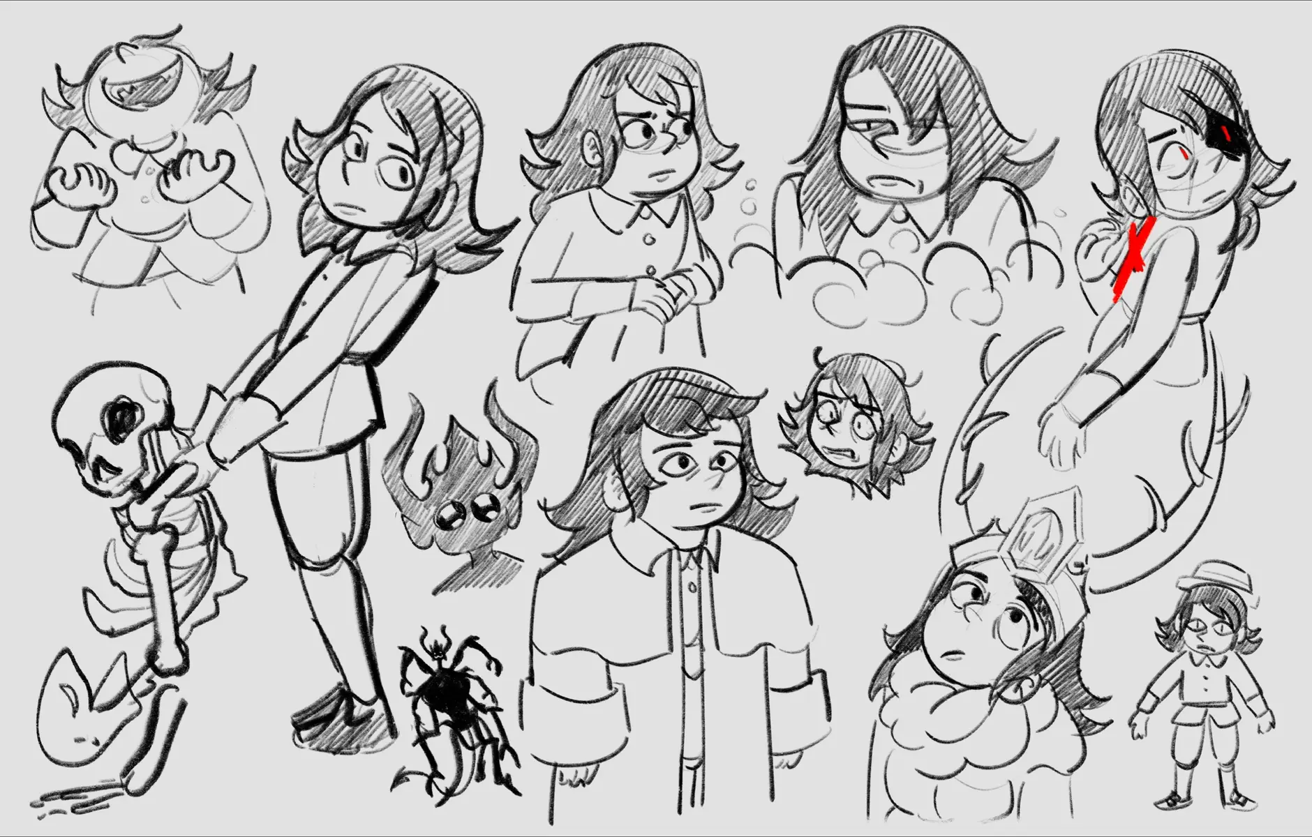 I’m learning how to draw the wee little lad #hauntedhotel #abaddon #netflix #hauntedhotelfanart #hauntedhotelabaddon 