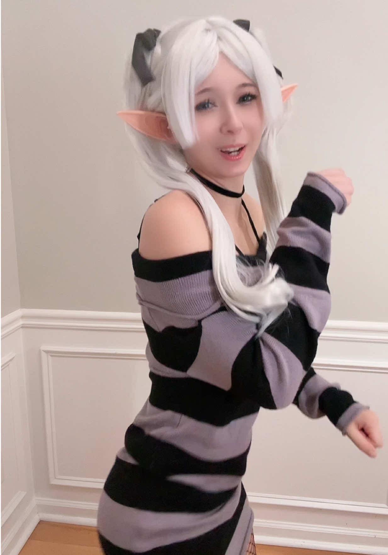 Frieren milkshake dance ❤️ #frieren #frierenbeyondjourneysend #anime #cosplay