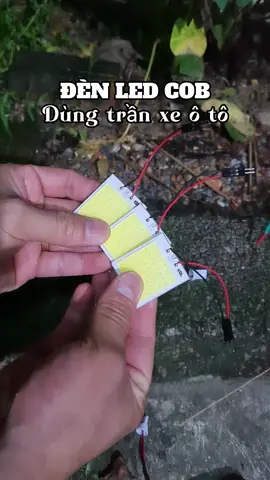 Đèn led lắp đèn trần xe ô tô #denled #dentranoto #oto 