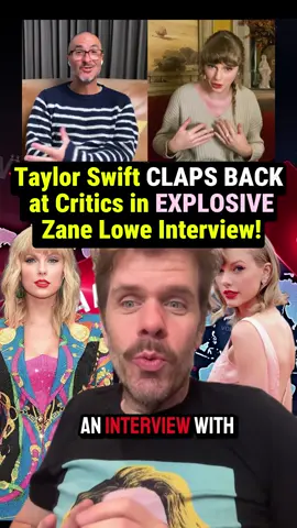 Taylor swift CLAPS BLACK At Critics In EXPLOSIVE Zane Lowe interview!#taylorswift #zanelowe 