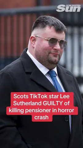 TikTok star Lee Sutherland has been convicted of killing a pensioner in a horror crash. He was speeding in an old Ford Mondeo with dodgy breaks at the Condorrat Ring Road near Cumbernauld in 2023.  77-year old Margaret Allen passed away from her injuries and a 10-year-old boy needed hospital treatment.  #Scotland #scottish #news 
