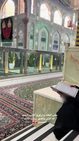 طاب اللقاء وارتوى القلب الحمد الله الذي بلغني زيارة الأمام الحسين