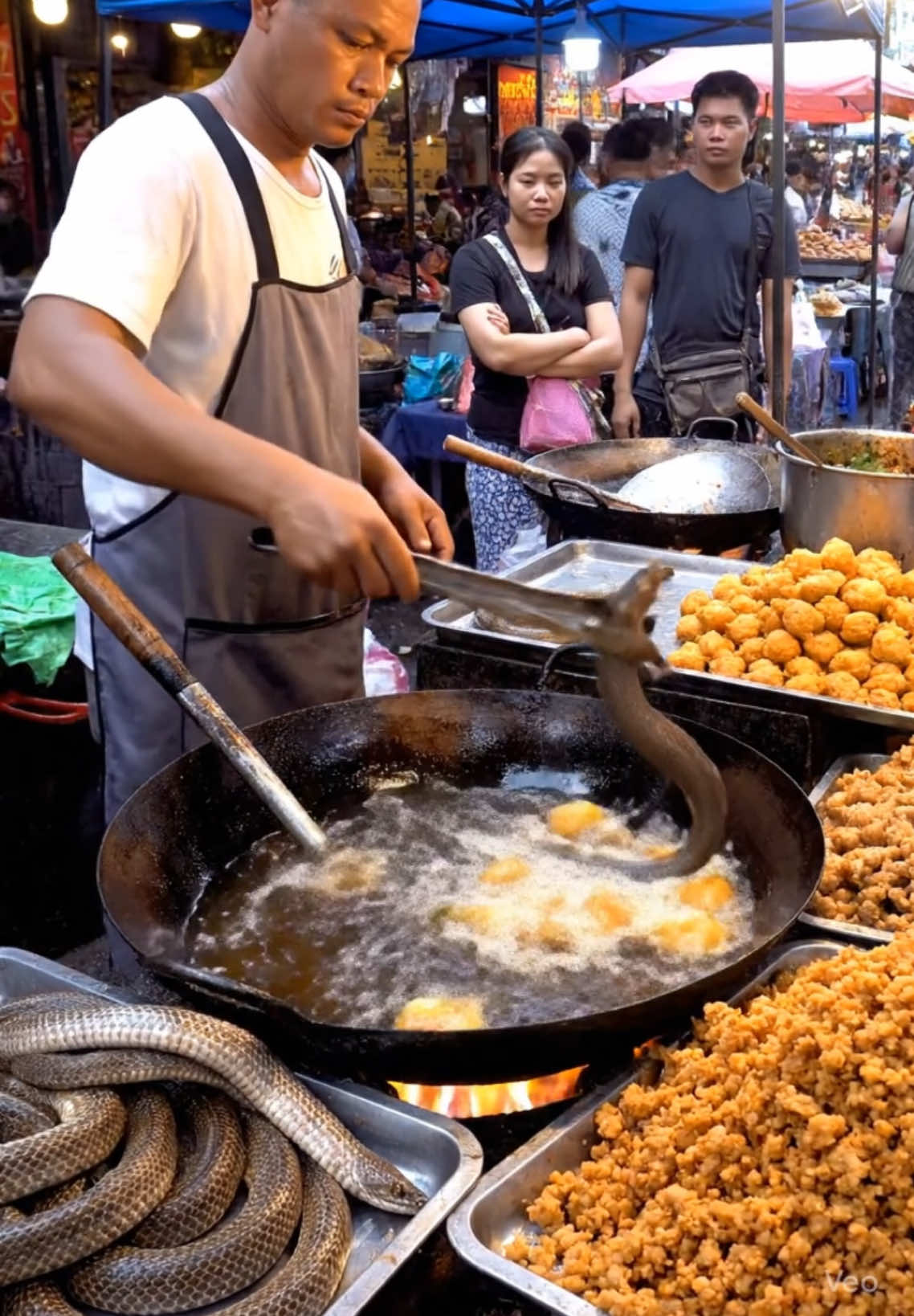 Life at a Wild Meet Market #seafood #food #fish #cooking #animalsmarket 