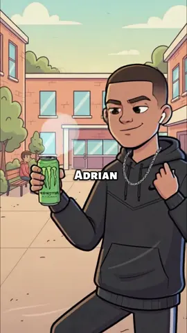 This is Adrian - the Fake Cholo #memes #story #character #school #goth 