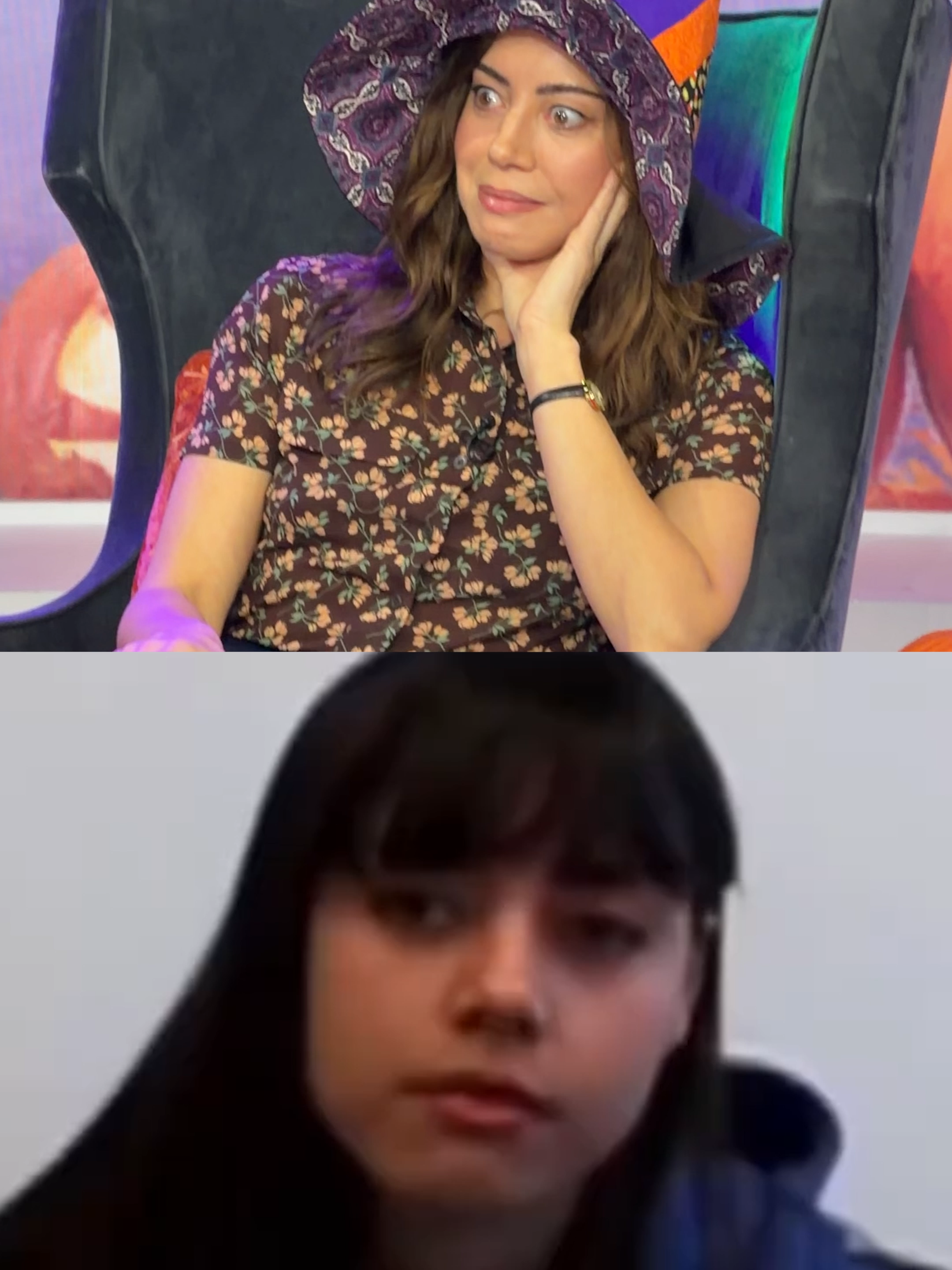 Aubrey Plaza reacts to her audition for 