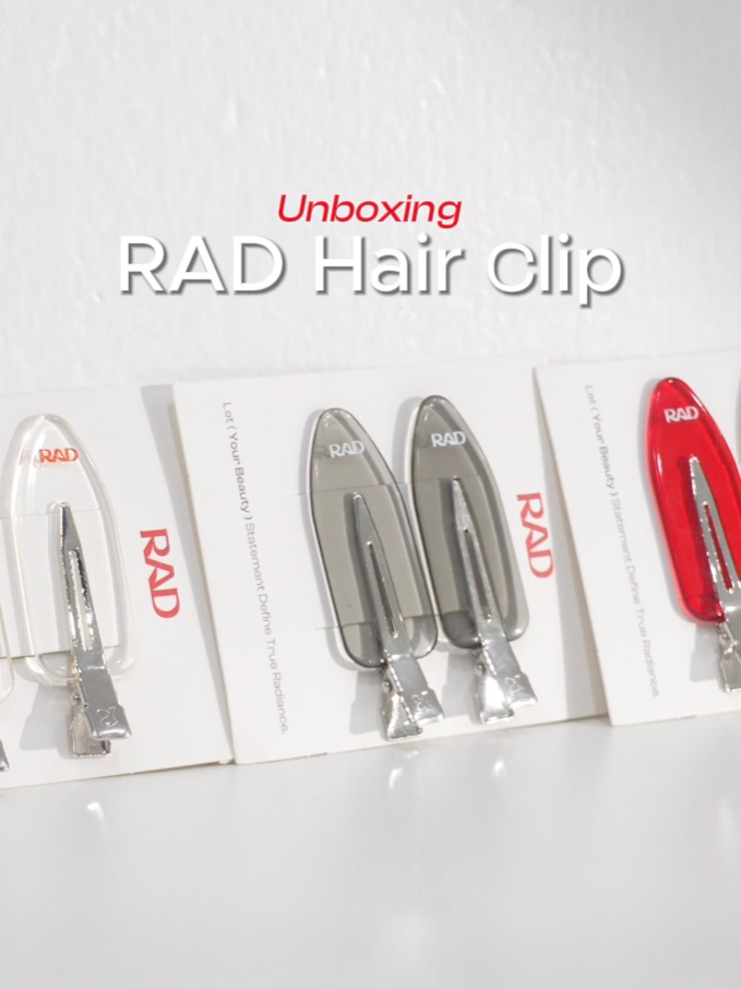 RAD Hair Clip กิ๊บติดผมที่สาว RAD ต้องมี วัสดุดีมาก เก็บลูกผมอยู่ 📎#radcosmetics #boldifylipglass #ลิปพิมประภา #hyperlinelipmarker