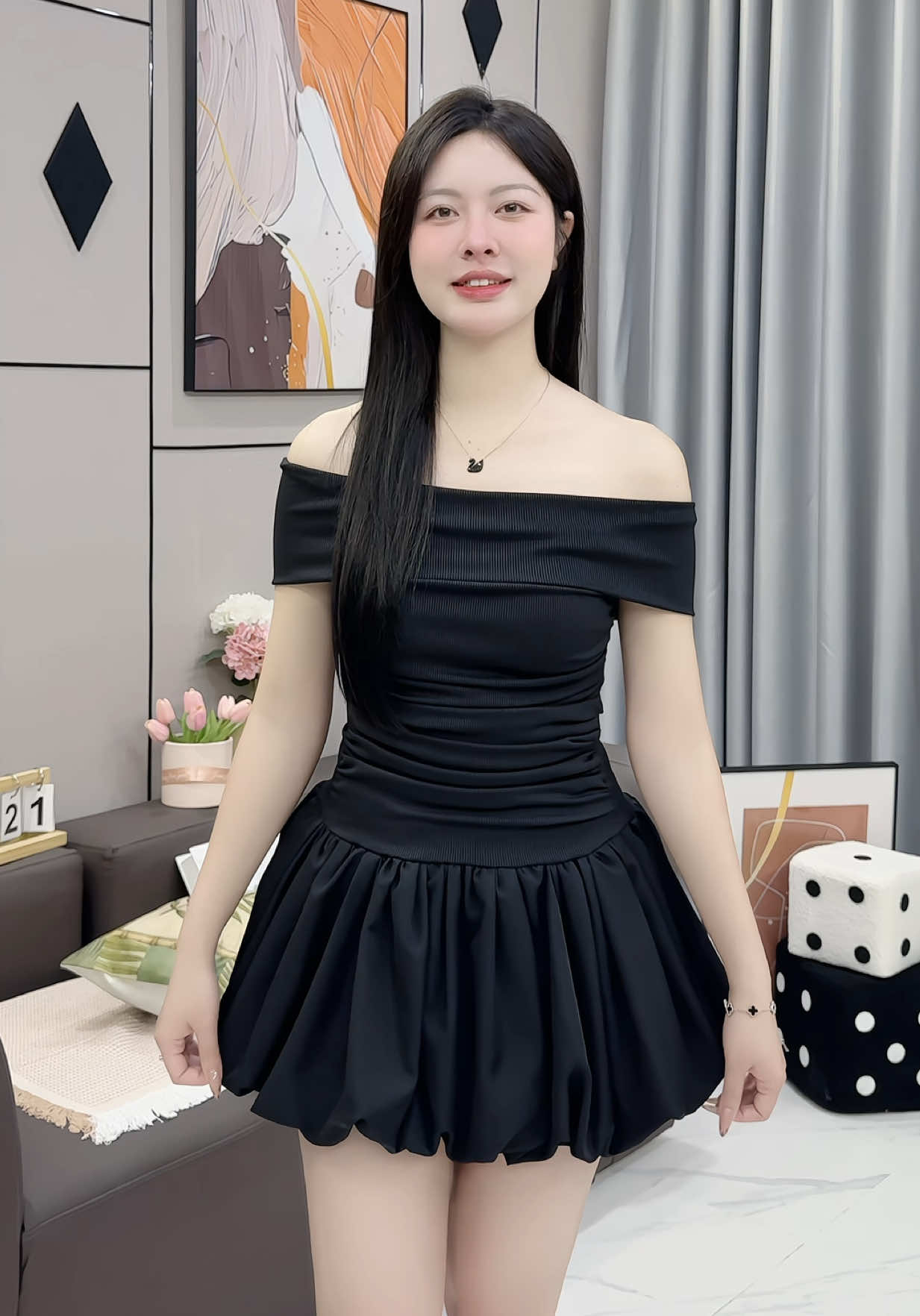 Váy đi tiệc xinh 💕 #vayxinh #vayditiec #vayxinhnhenhang #viral 