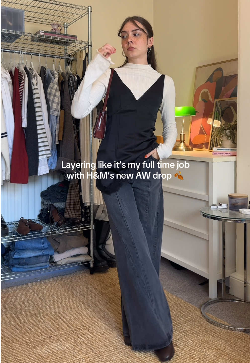 Tripped and fell into the @H&M A/W drop 2 collection and came out with my favourite new way to style mini dresses for autumn 👀 #myperfectoutfit #HM #autumnwinterlayering #kneehighboots ad