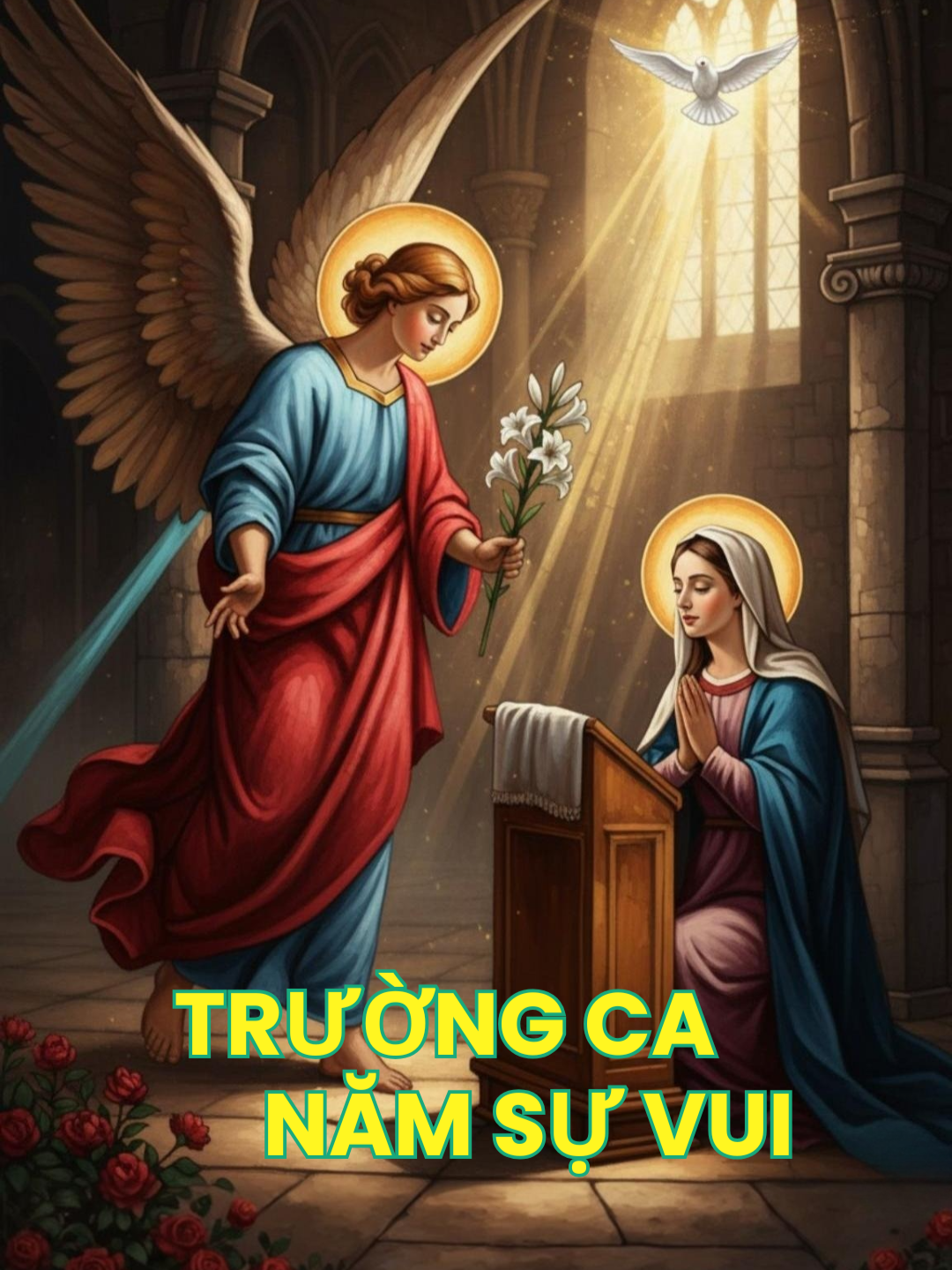 Trong chuỗi ca khúc mừng Tháng Mân Côi, tiếp nối bản Trường Ca Mân Côi đã được yêu mến, Thanh Thúy xin giới thiệu dự án mới gồm bốn bản trường ca: Năm Sự Vui, Năm Sự Sáng, Năm Sự Thương và Năm Sự Mừng.  Vì quỹ thời gian sáng tác có hạn, các bản trường ca sẽ được đăng tải lần lượt cách nhau vài ngày, mong tiếp tục nhận được sự yêu thương và ủng hộ của các bạn. “Trường Ca Năm Sự Vui” mở đầu cho hành trình này, với giai điệu mang âm hưởng sử thi hùng tráng, hòa quyện niềm hân hoan của thiên binh, sự sâu lắng của đức tin, và niềm hy vọng của nhân loại được cứu chuộc. Đó không chỉ là một bài hát — mà là lời cầu nguyện bằng âm nhạc, một bản ngợi ca dâng Mẹ, Đấng đã mang niềm vui cứu rỗi đến cho trần gian.   * Ca khúc sử dụng công cụ AI để phối nhạc và dùng giọng hát AI thể hiện (không mô phỏng giọng ca sĩ nào cụ thể) #nhacconggiao #thanhca #DucMeMaria #lanchuoimancoi #kinhmancoi