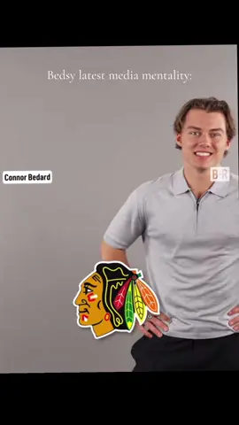#connorbedard i love him🥹 love how he’s getting more comfyyy❤️‍🩹 btw videos from ESPN, SN, NHL and Blackhawks tiktoks