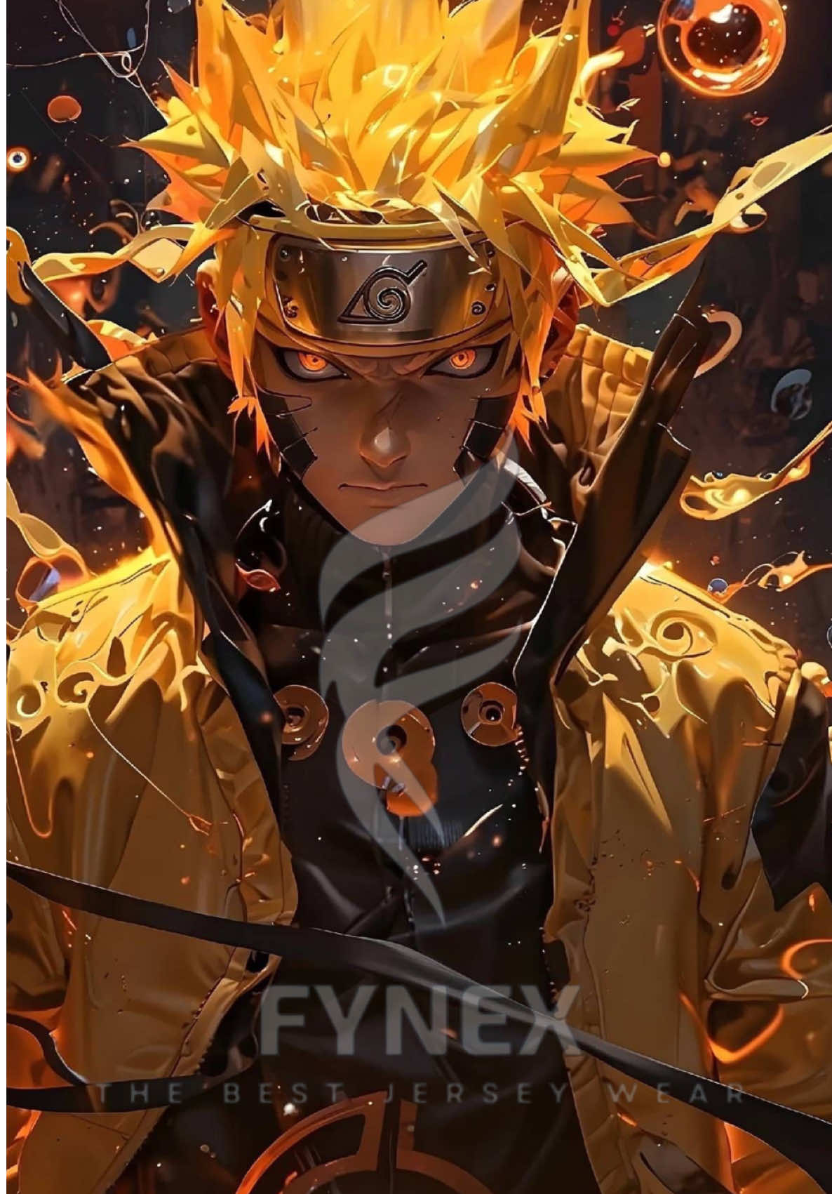 Jersey fynex naruto edition #OOTD #jersey #fyp #outfitinspo 