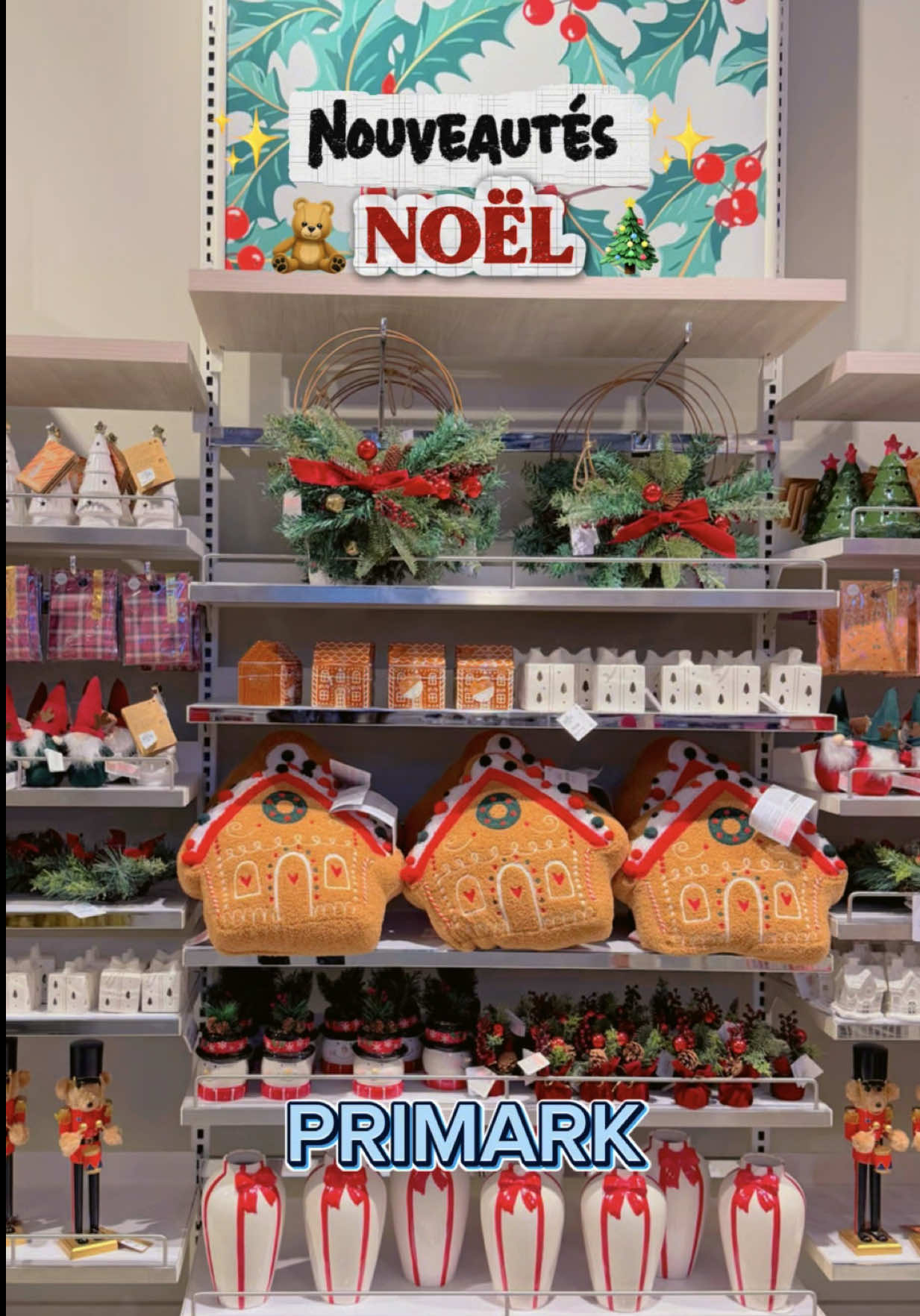 Quand tu commences tes achats de déco de Noël, alors qu’Halloween n’est même pas encore passé 😂😂 bah en même temps obligé c’était tellement trop cute 😍 #nouveauté #primark #xmas #deco #deconoel      