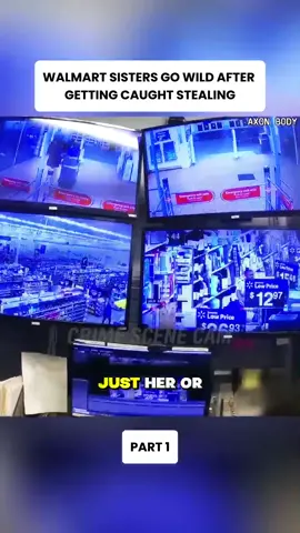 Walmart Sisters Go Wild After Getting Caught Stealing #cops #copsoftiktok #police #fypシ #foryoupage 