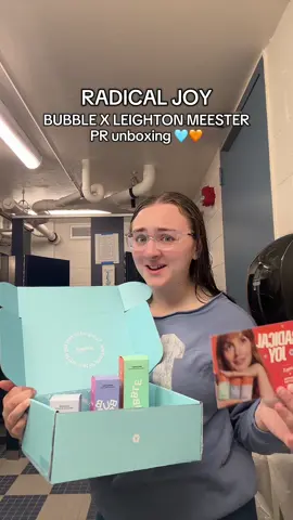 the most joyful campaign literally ever!! 🧡 thank u bubble for sending me some of leighton’s favs! i’m obsessed with them all and so excited to incorporate them into my skincare routine! shop all of these and more at ulta!! 🎀💘🫶🏻🩵 @Bubble Skincare @Ulta Beauty @Bubble Insiders #bubbleskincare #radicaljoy #prunboxing #skincareroutine #ultaskintok 