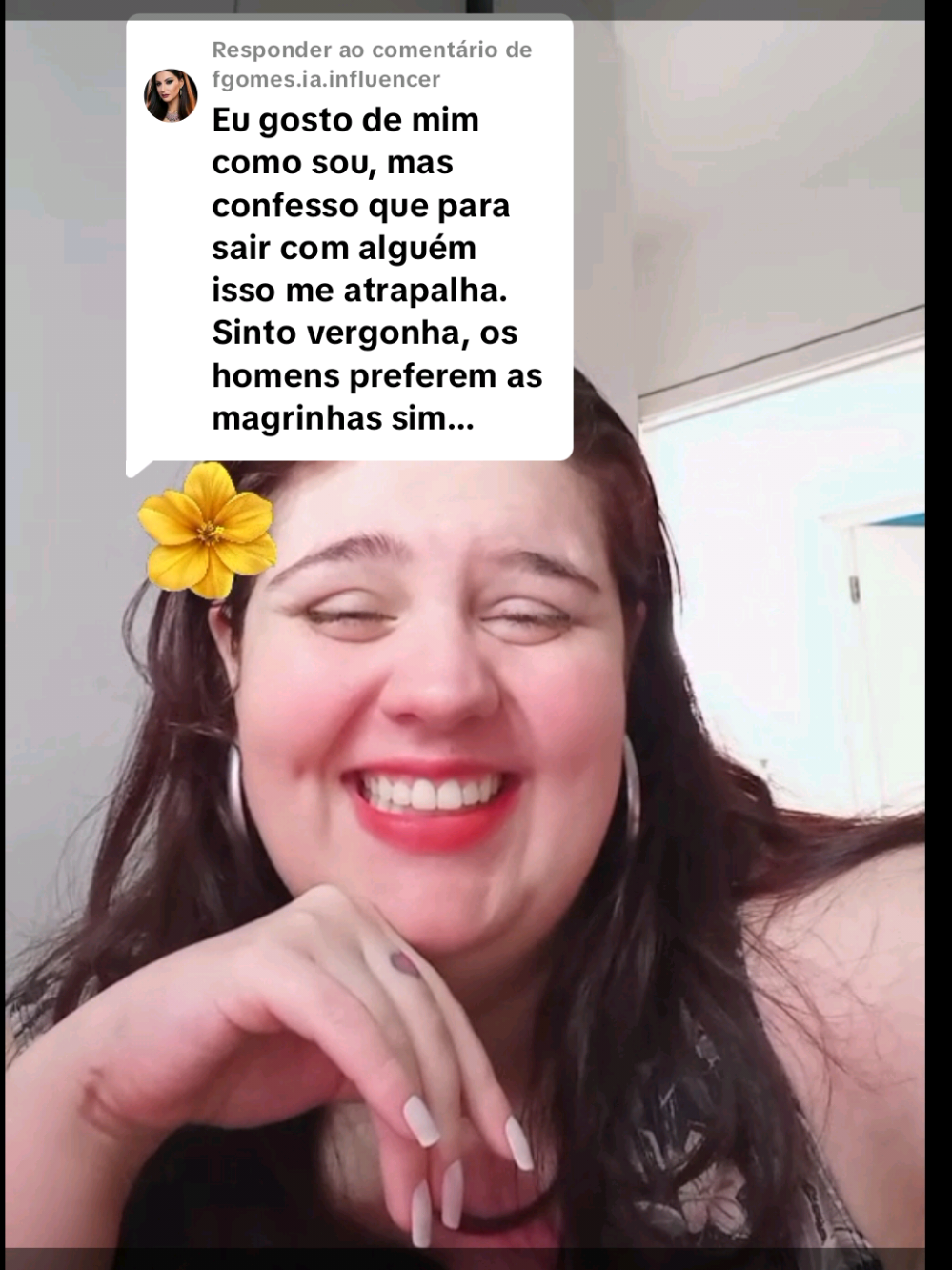 A responder a @fgomes.ia.influencer  . . . . . . #emagrecendo #obesidade #gorditaqueencanta #depressão #treinofeminino 