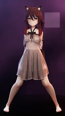 Hu tao :) credit 桃子味的胖次 #mmd #hutao #GenshinImpact #animegirl #animeedit 