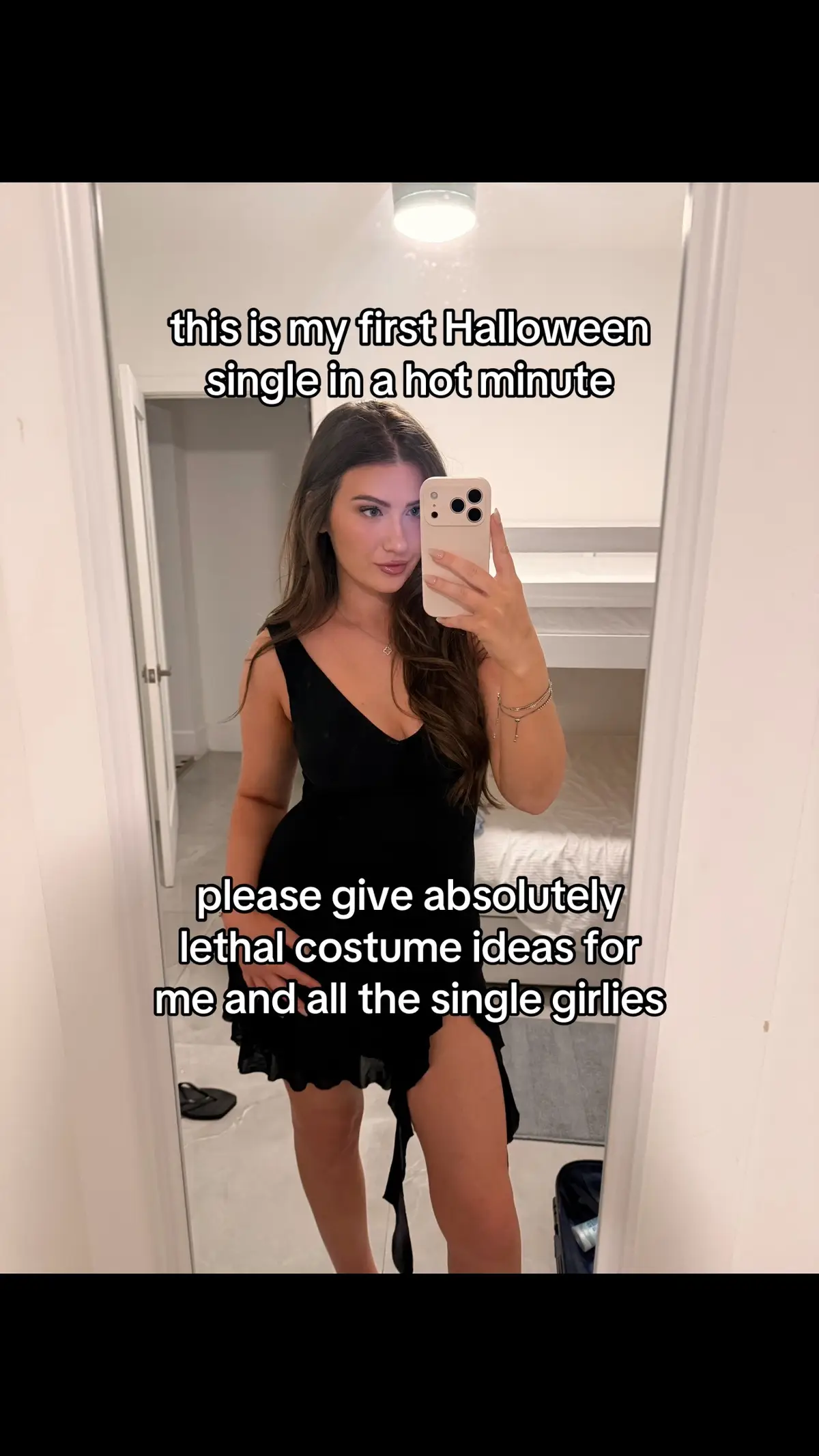 help I wanna feel like a baddie on Halloween what are good brunette solo costume ideas that aren’t too basic